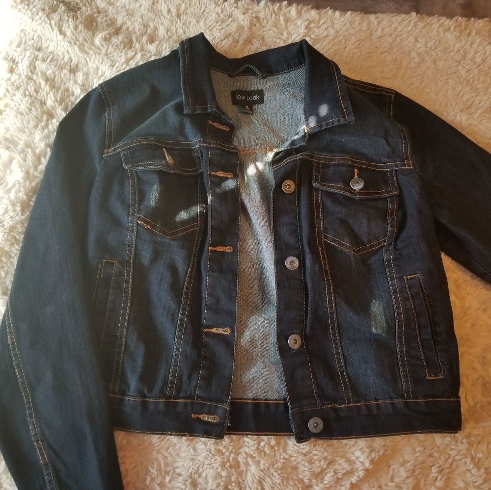Dark blue denim jacket